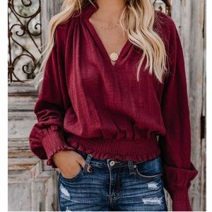 VICI Plymouth smock boho blouse. New without tags!